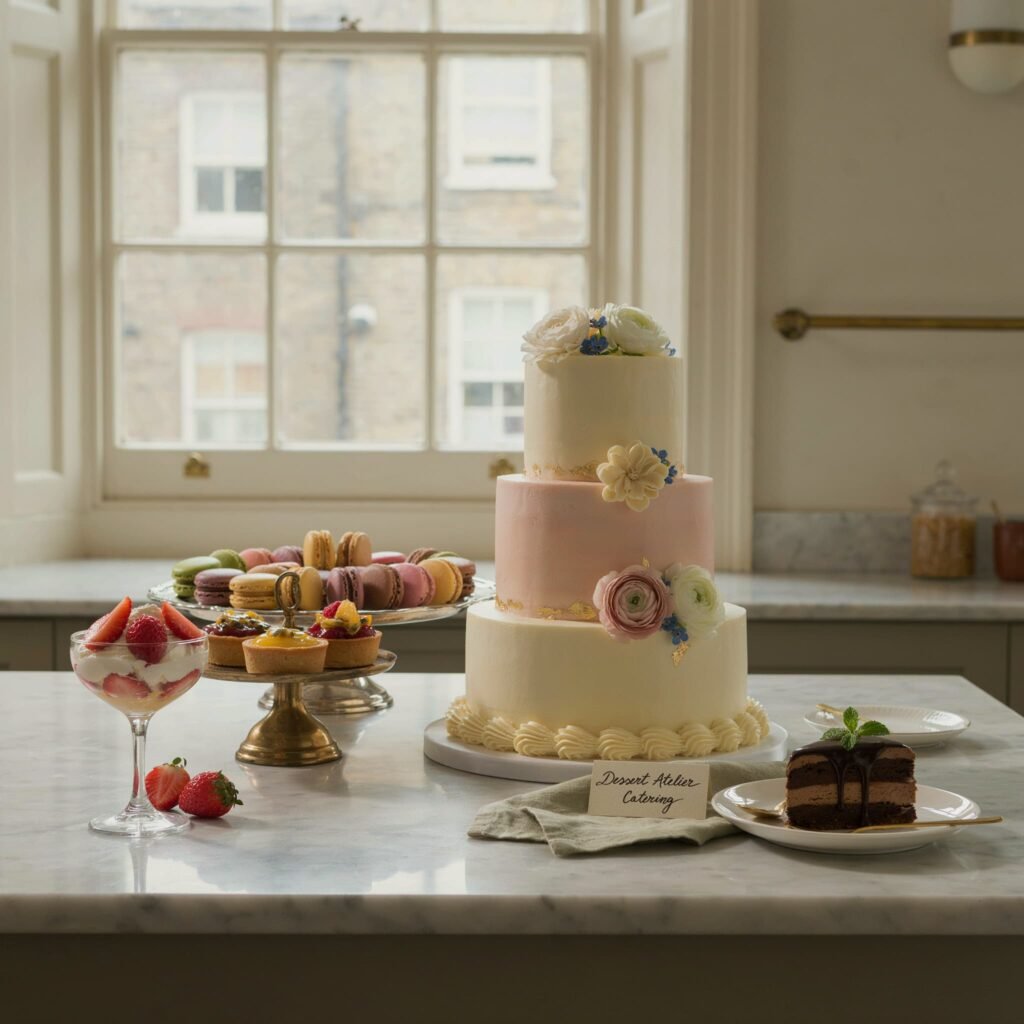 Luxury wedding catering food London
